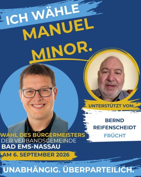 Unterstützeranzeige Manuel Minor_Bernd Reifenscheidt