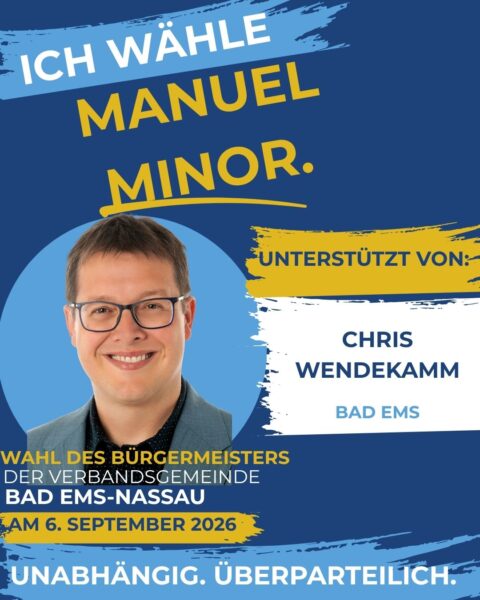 Unterstützeranzeige Manuel Minor_Chris Wendekamm