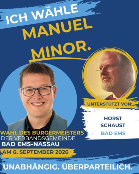 Unterstützeranzeige Manuel Minor_Horst Schaust