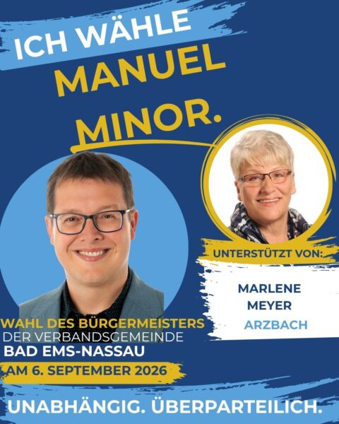 Unterstützeranzeige Manuel Minor_Marlene Meyer