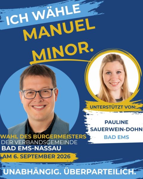 Unterstützeranzeige Manuel Minor_Pauline Sauerwein-Dohn